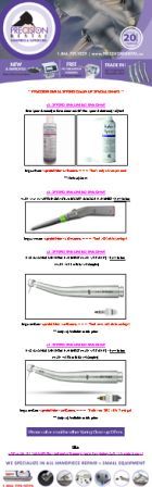 Precision Dental Handpiece & Maintenance Specials